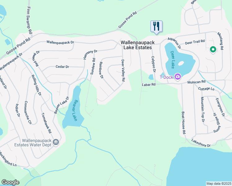map of restaurants, bars, coffee shops, grocery stores, and more near 1071 Deer Valley Road in Lake Ariel