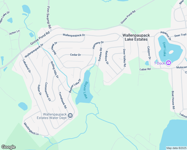 map of restaurants, bars, coffee shops, grocery stores, and more near 1152 Beaver Lake Drive in Lake Ariel