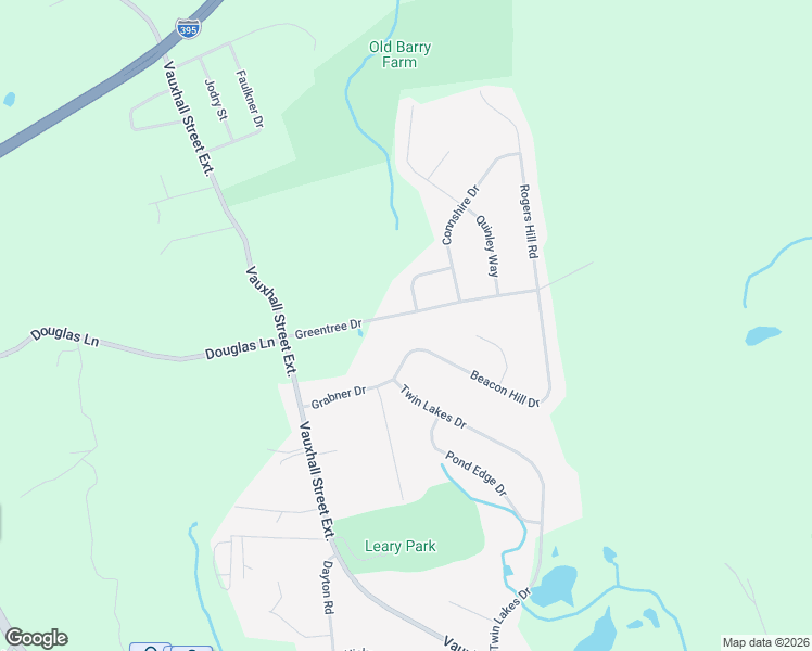 map of restaurants, bars, coffee shops, grocery stores, and more near 23 Greentree Drive in Waterford
