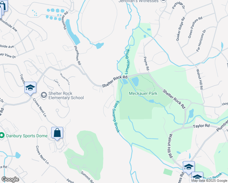 map of restaurants, bars, coffee shops, grocery stores, and more near 112 Lexington Boulevard in Bethel