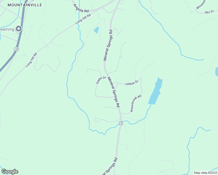 map of restaurants, bars, coffee shops, grocery stores, and more near 160 Mineral Springs Road in Mountainville