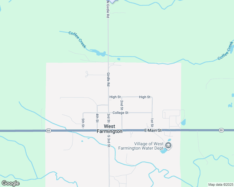 161 High Street, West Farmington OH Walk Score