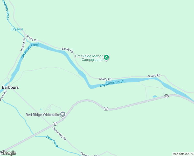 map of restaurants, bars, coffee shops, grocery stores, and more near 831 Scaife Road in Williamsport