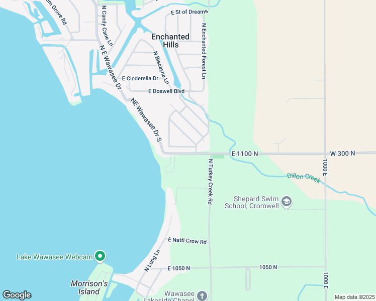 map of restaurants, bars, coffee shops, grocery stores, and more near 11065 North Polyanna Pike in Cromwell