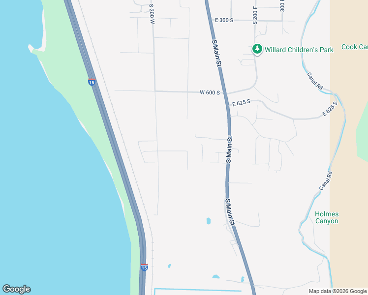 map of restaurants, bars, coffee shops, grocery stores, and more near 725 South 100 West in Willard