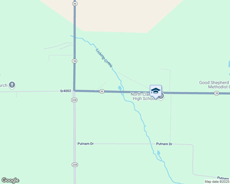 map of restaurants, bars, coffee shops, grocery stores, and more near 10815 Pennsylvania 36 in Tionesta