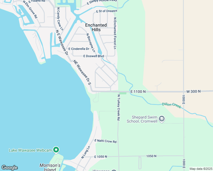 map of restaurants, bars, coffee shops, grocery stores, and more near 11065 North Polyanna Pike in Cromwell
