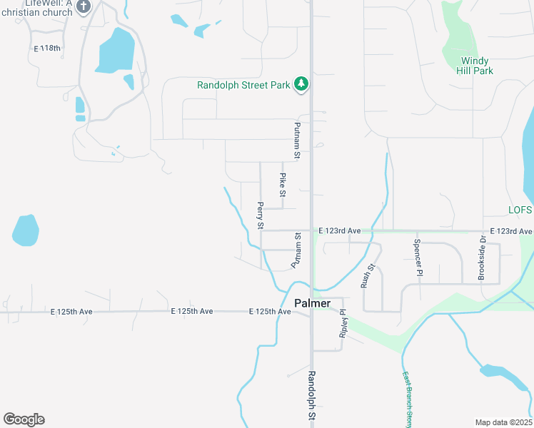map of restaurants, bars, coffee shops, grocery stores, and more near 7731 East 122nd Place in Winfield