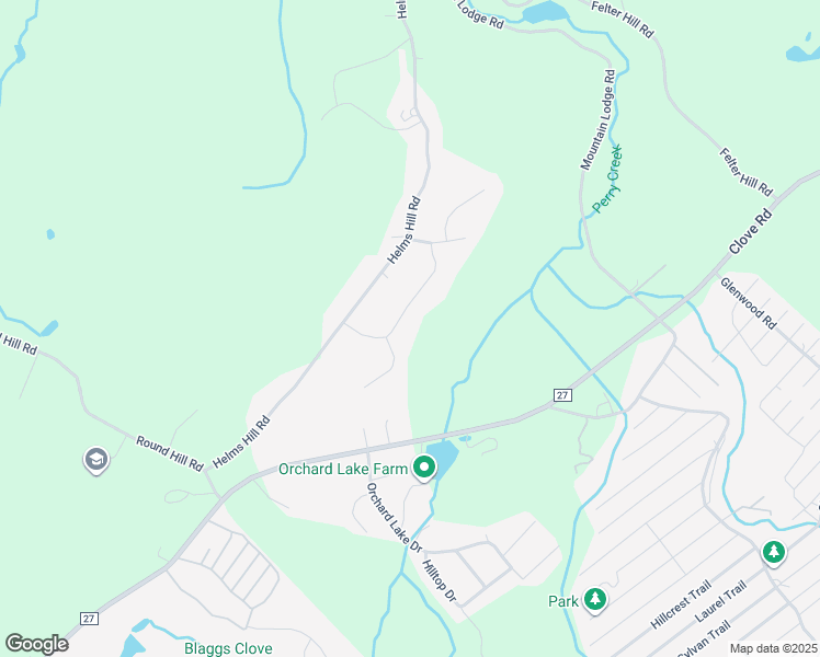 map of restaurants, bars, coffee shops, grocery stores, and more near 24 Sands Point Road in Washingtonville