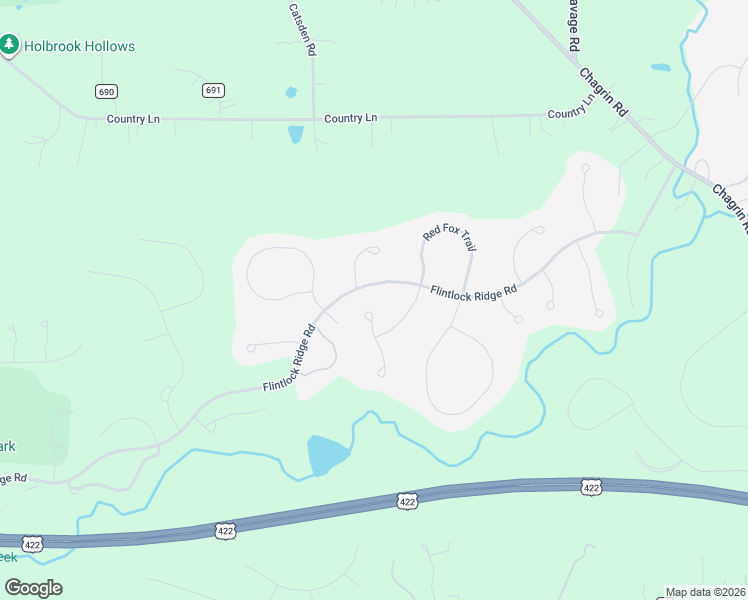 map of restaurants, bars, coffee shops, grocery stores, and more near 17432 Deepview Drive in Chagrin Falls