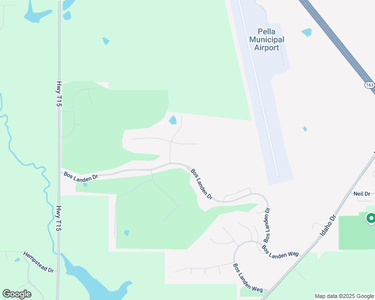 map of restaurants, bars, coffee shops, grocery stores, and more near 2525 Hemel Drive in Pella