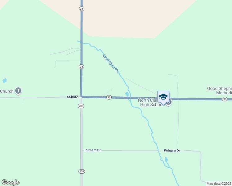 map of restaurants, bars, coffee shops, grocery stores, and more near 10815 Pennsylvania 36 in Tionesta