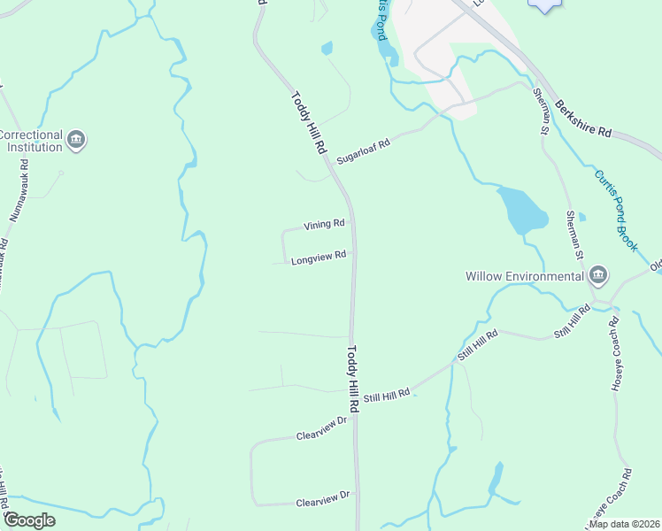 map of restaurants, bars, coffee shops, grocery stores, and more near 3 Longview Road in Newtown