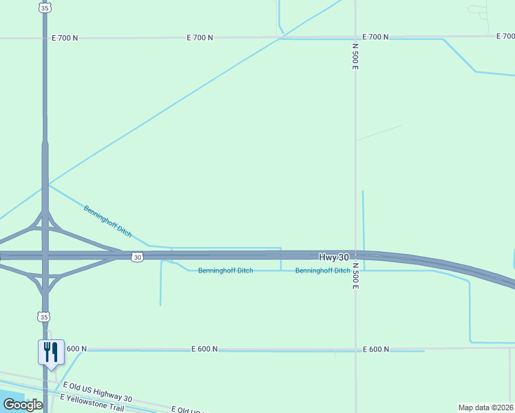 map of restaurants, bars, coffee shops, grocery stores, and more near in Hamlet