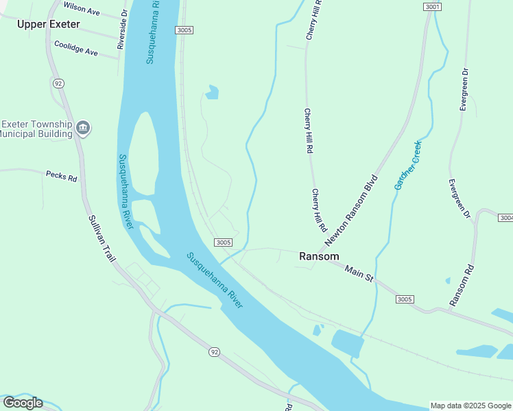 map of restaurants, bars, coffee shops, grocery stores, and more near in Ransom