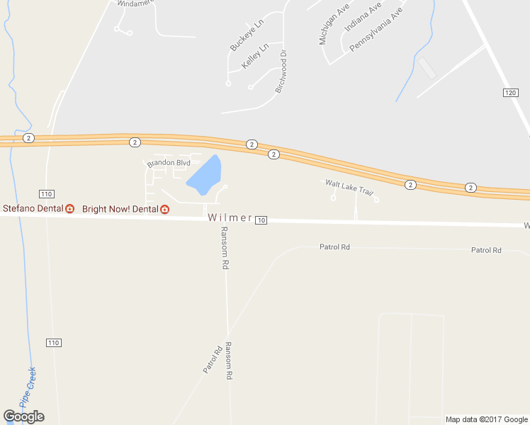 map of restaurants, bars, coffee shops, grocery stores, and more near 1105 West Bogart Road in Sandusky