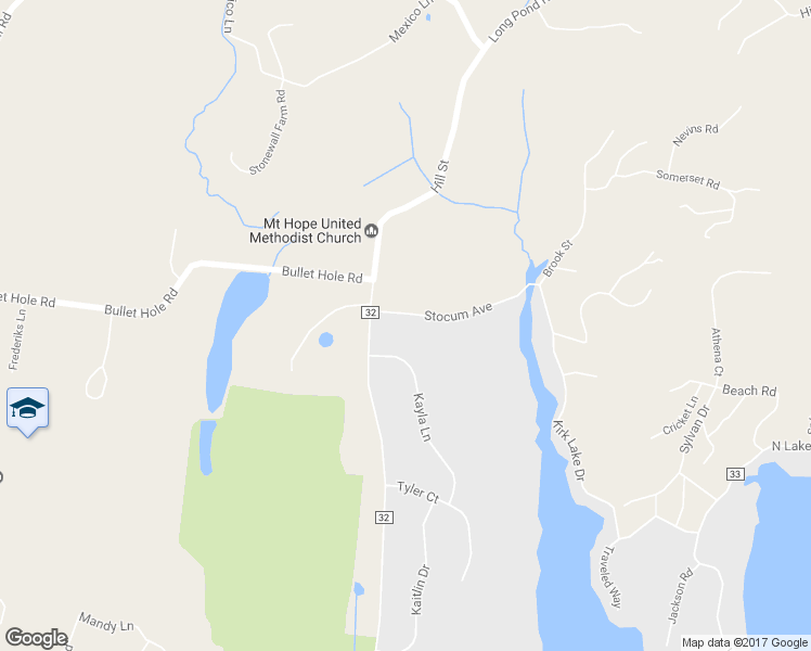 map of restaurants, bars, coffee shops, grocery stores, and more near 13 Stocum Avenue in Mahopac