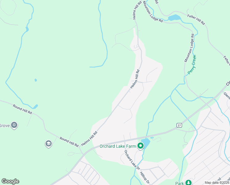 map of restaurants, bars, coffee shops, grocery stores, and more near 49 Helms Hill Road in Washingtonville