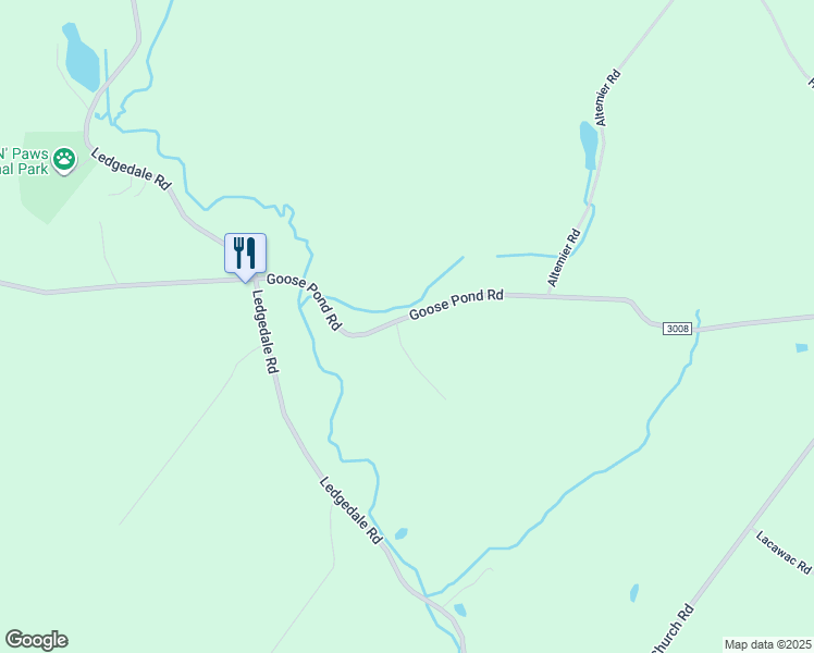 map of restaurants, bars, coffee shops, grocery stores, and more near 476 Goose Pond Road in Lake Ariel