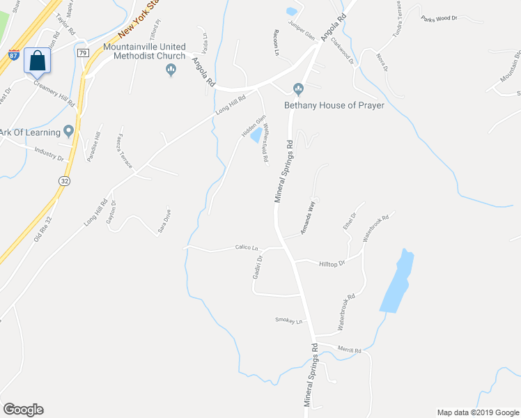 map of restaurants, bars, coffee shops, grocery stores, and more near 118 Mineral Springs Road in Mountainville