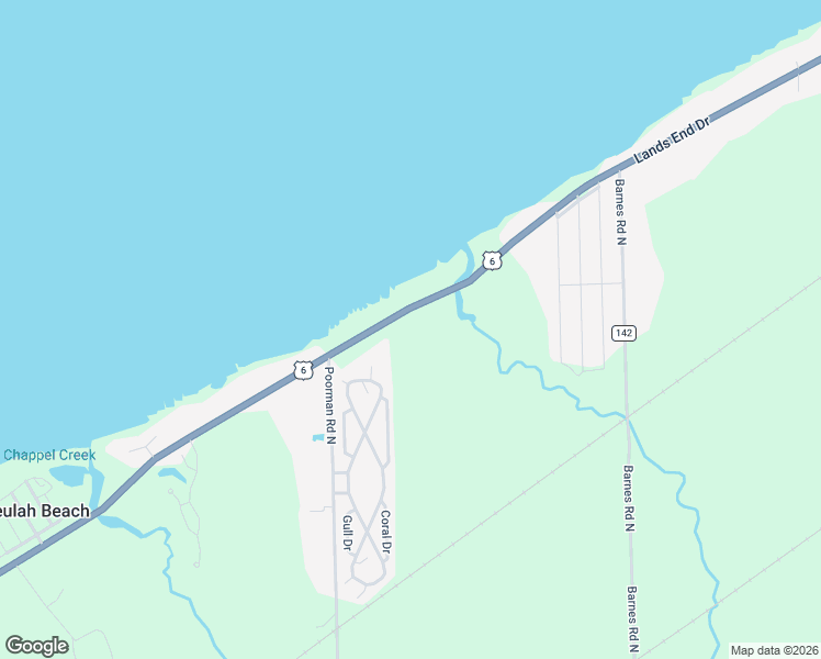 map of restaurants, bars, coffee shops, grocery stores, and more near 11104 West Lake Road in Vermilion