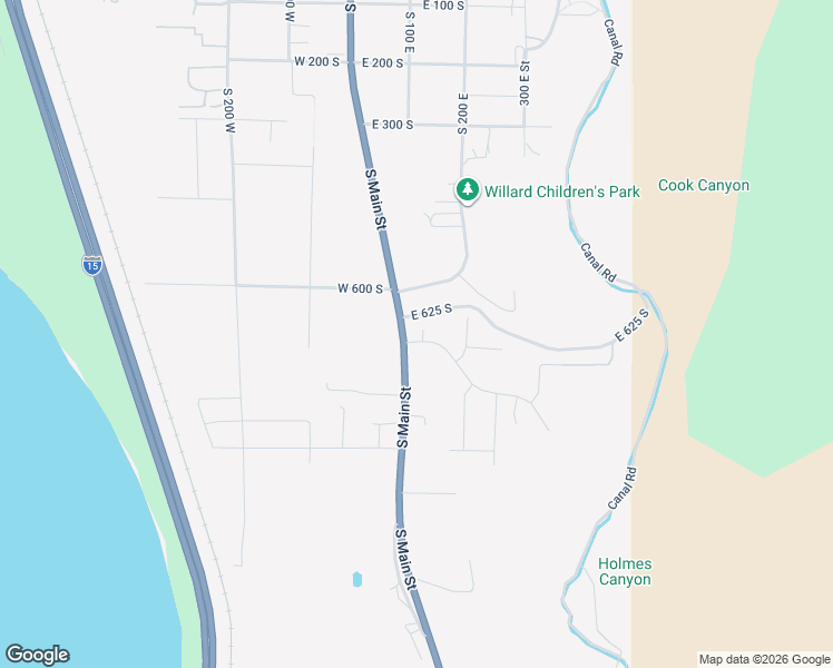 map of restaurants, bars, coffee shops, grocery stores, and more near 644 South 100 East in Willard