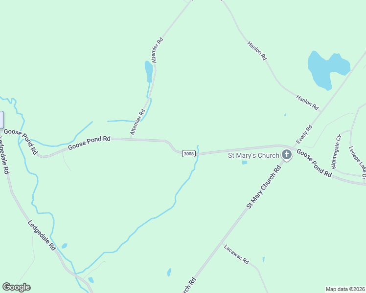 map of restaurants, bars, coffee shops, grocery stores, and more near 572 Goose Pond Rd in Wayne