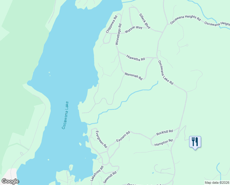 map of restaurants, bars, coffee shops, grocery stores, and more near Lost River Road in Putnam County