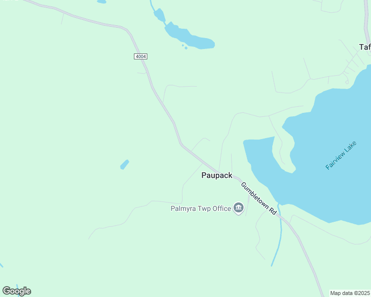 map of restaurants, bars, coffee shops, grocery stores, and more near Gumbletown Road in Paupack
