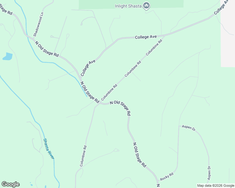 map of restaurants, bars, coffee shops, grocery stores, and more near 9116 North Old Stage Road in Weed