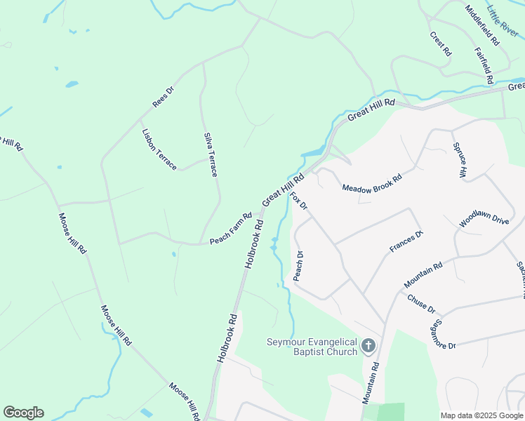 map of restaurants, bars, coffee shops, grocery stores, and more near 162 Great Hill Road in Oxford