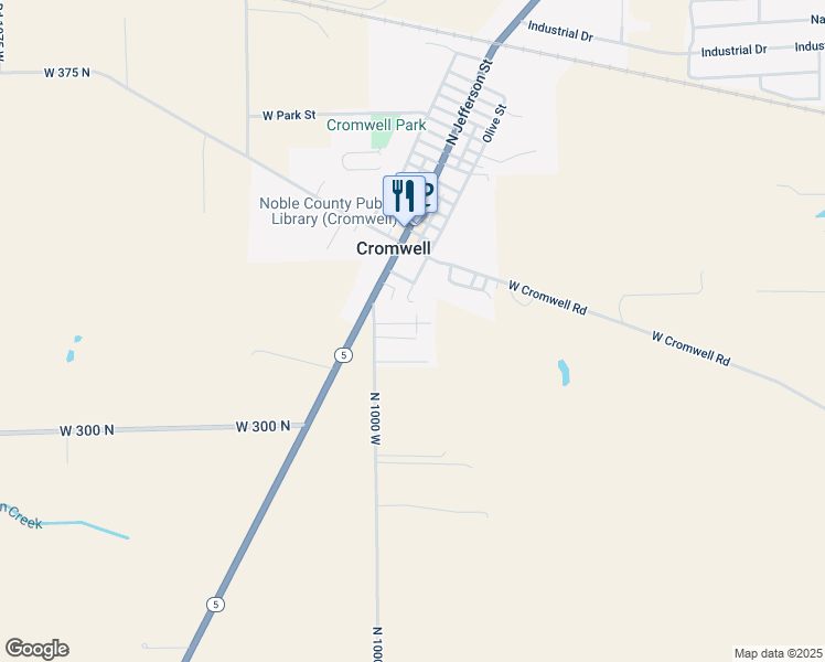 map of restaurants, bars, coffee shops, grocery stores, and more near 201 Holiday Lane in Cromwell