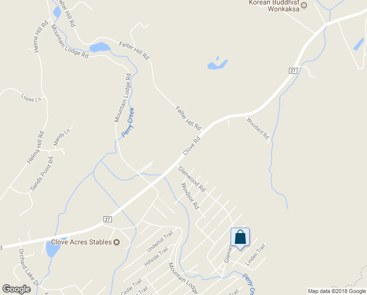 map of restaurants, bars, coffee shops, grocery stores, and more near 364 Clove Road in Monroe