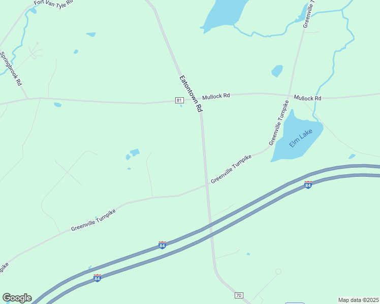 map of restaurants, bars, coffee shops, grocery stores, and more near 355 Eatontown Road in Port Jervis