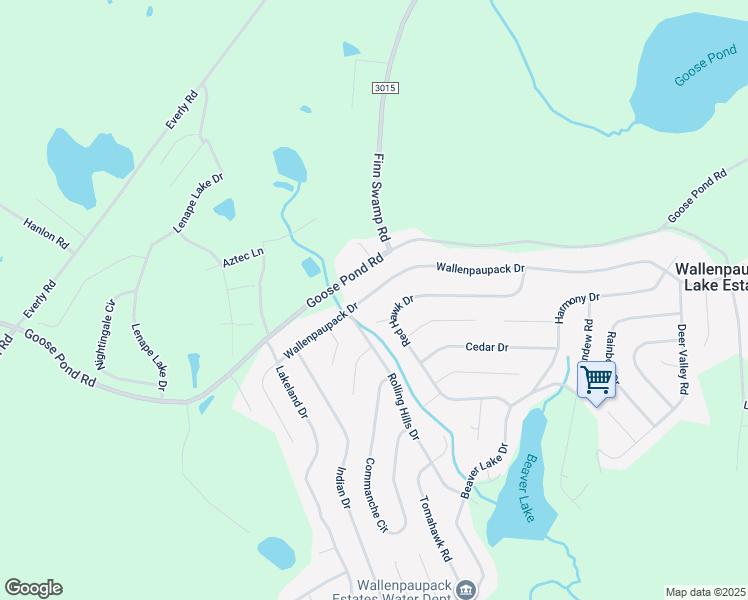 map of restaurants, bars, coffee shops, grocery stores, and more near 26 Wallenpaupack Drive in Lake Ariel