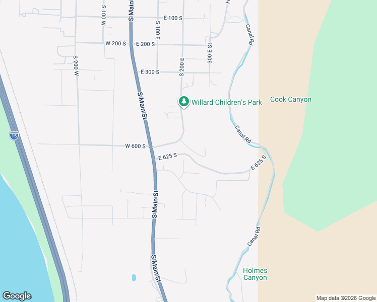 map of restaurants, bars, coffee shops, grocery stores, and more near 228 East 600 South in Willard