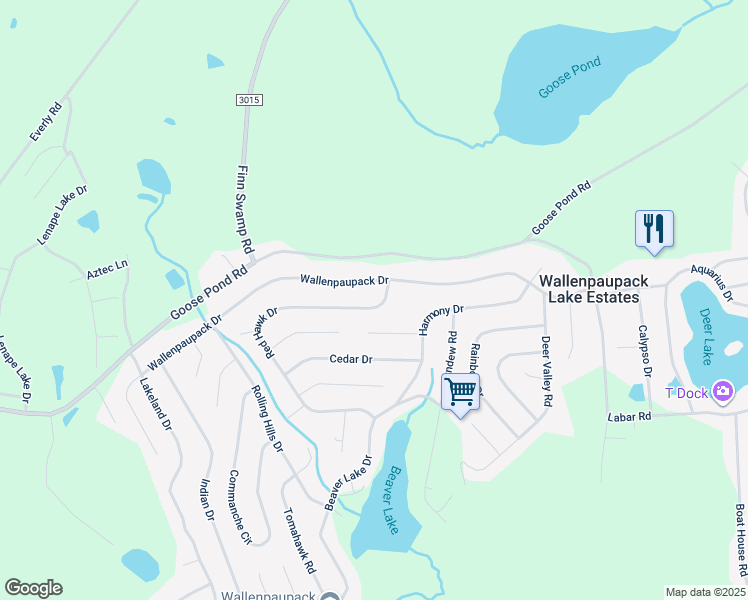 map of restaurants, bars, coffee shops, grocery stores, and more near 1133 Red Hawk Drive in Lake Ariel
