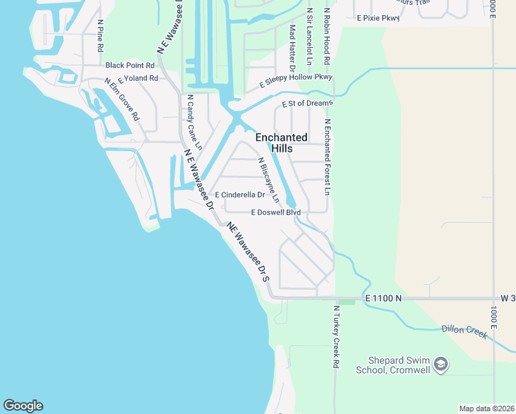 map of restaurants, bars, coffee shops, grocery stores, and more near 9265 East Doswell Boulevard in Cromwell