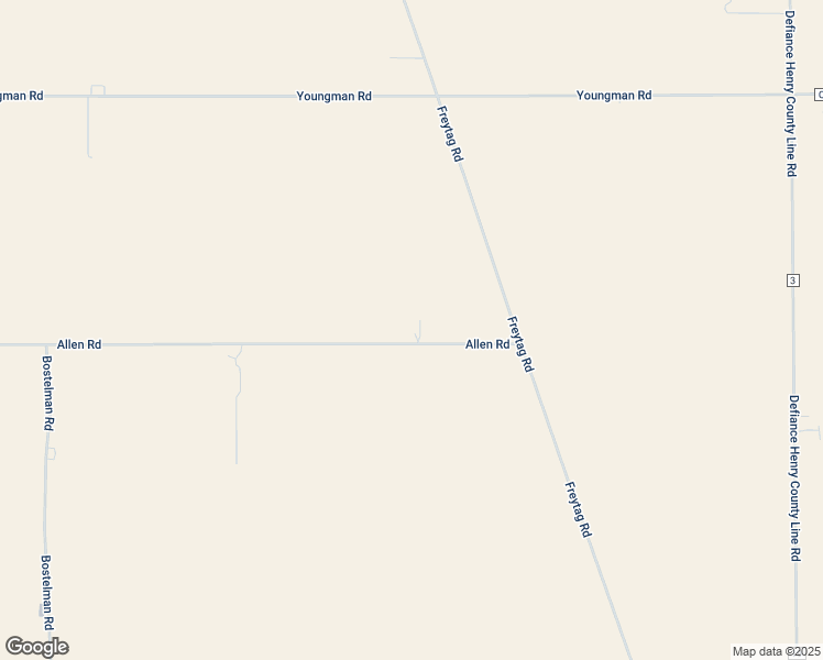 map of restaurants, bars, coffee shops, grocery stores, and more near 30233 Allen Road in Defiance