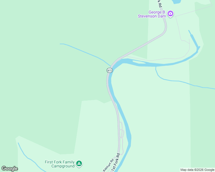 map of restaurants, bars, coffee shops, grocery stores, and more near 1st Fork Road in Sinnamahoning