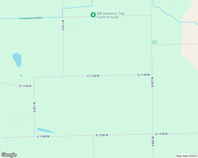 map of restaurants, bars, coffee shops, grocery stores, and more near 2053 East 1150 North in Milford