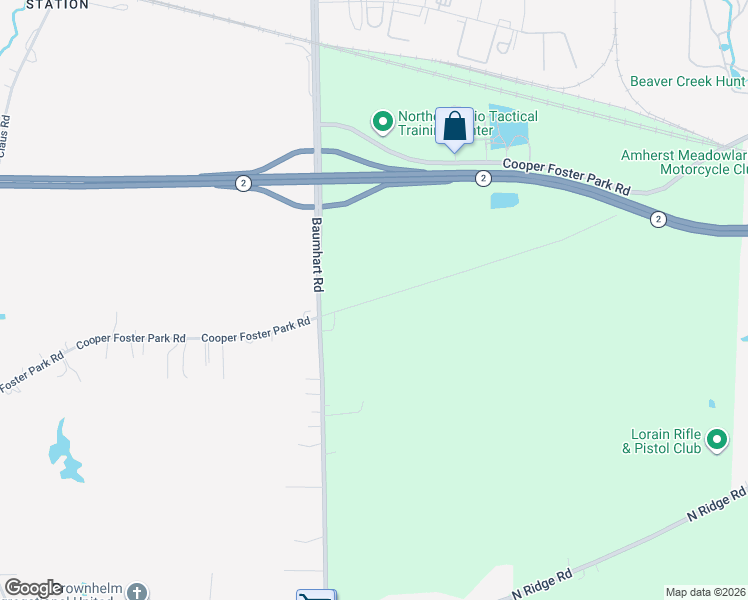 map of restaurants, bars, coffee shops, grocery stores, and more near 49464 Whittlesey Road in Amherst