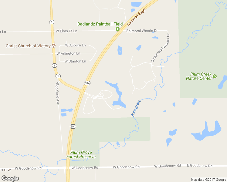 map of restaurants, bars, coffee shops, grocery stores, and more near 31 Village Woods Drive in Crete