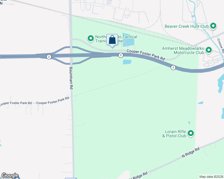 map of restaurants, bars, coffee shops, grocery stores, and more near 49215 Whittlesey Road in Amherst