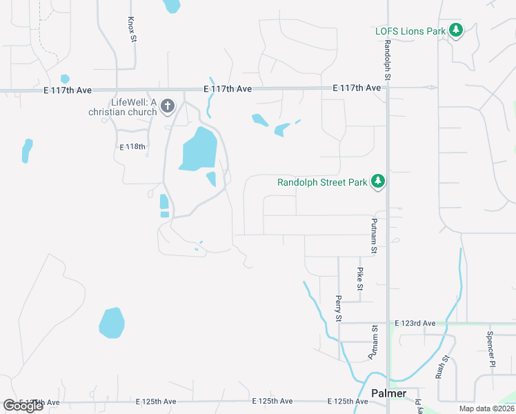 map of restaurants, bars, coffee shops, grocery stores, and more near 11964 Morgan St in Winfield