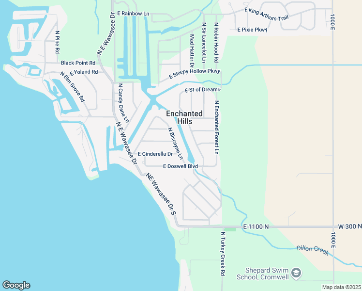 map of restaurants, bars, coffee shops, grocery stores, and more near 11348 North Biscayne Lane in Cromwell