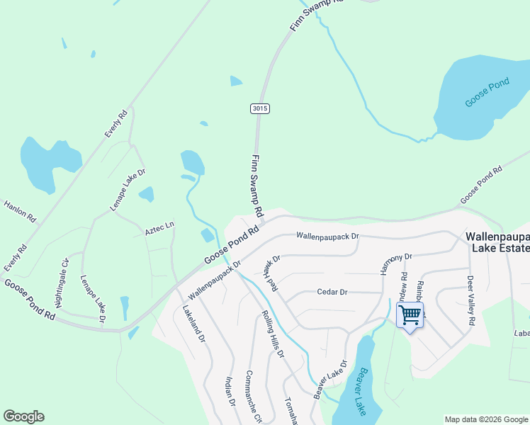 map of restaurants, bars, coffee shops, grocery stores, and more near 3-20 State Route 3008 in Wayne