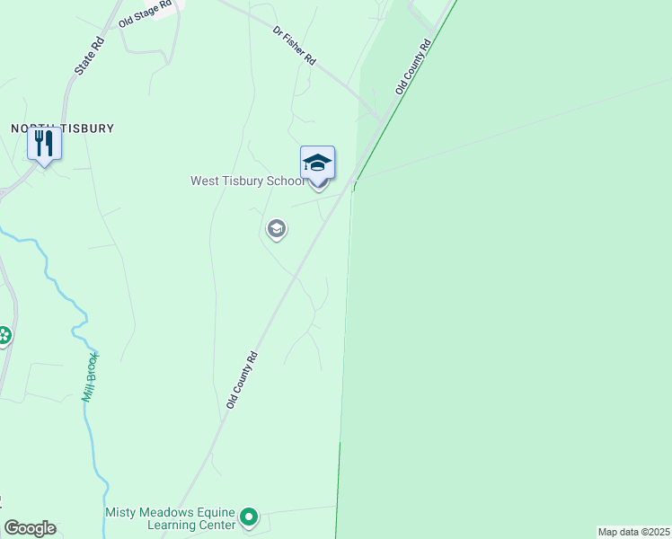 map of restaurants, bars, coffee shops, grocery stores, and more near 21 Leona Lane in West Tisbury