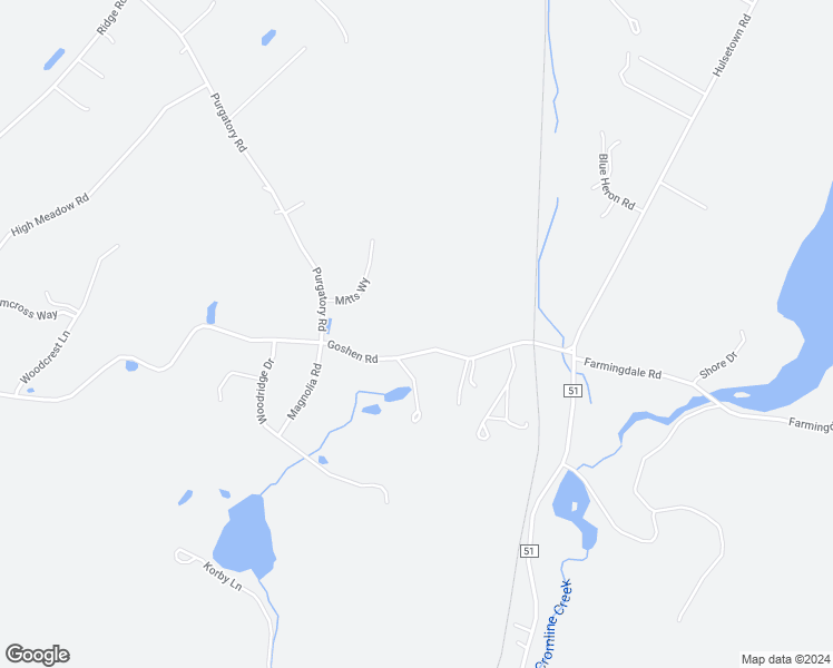map of restaurants, bars, coffee shops, grocery stores, and more near 44 Goshen Road in Chester