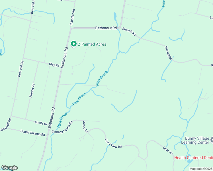 map of restaurants, bars, coffee shops, grocery stores, and more near 76 Atwater Road in Bethany